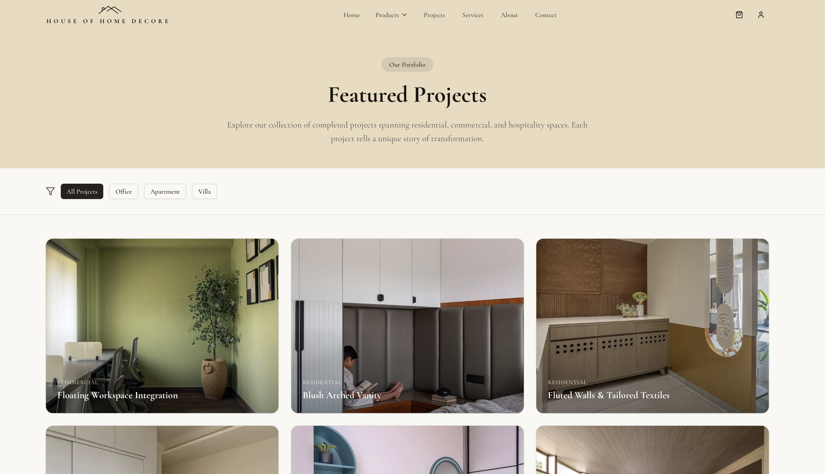 House of Home Decore – Interior & Home Décor Website Image 3