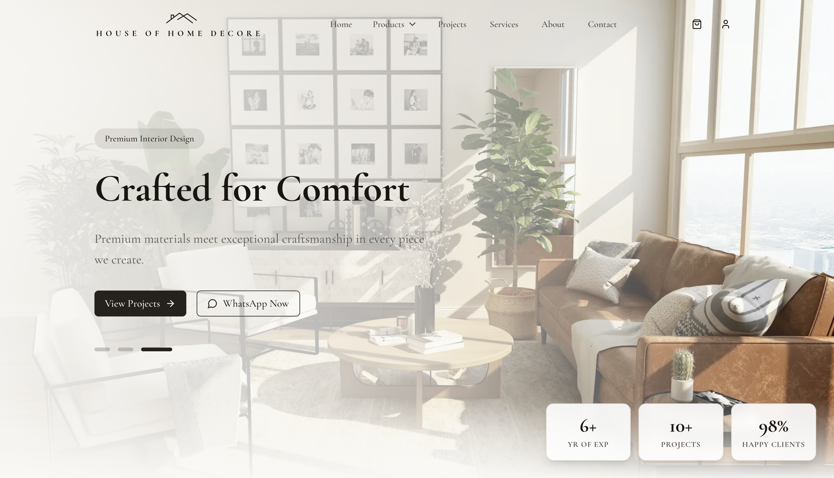 House of Home Decore – Interior & Home Décor Website